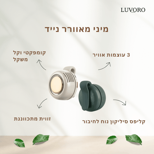 ™Luvoro Fan- מיני מאוורר נייד